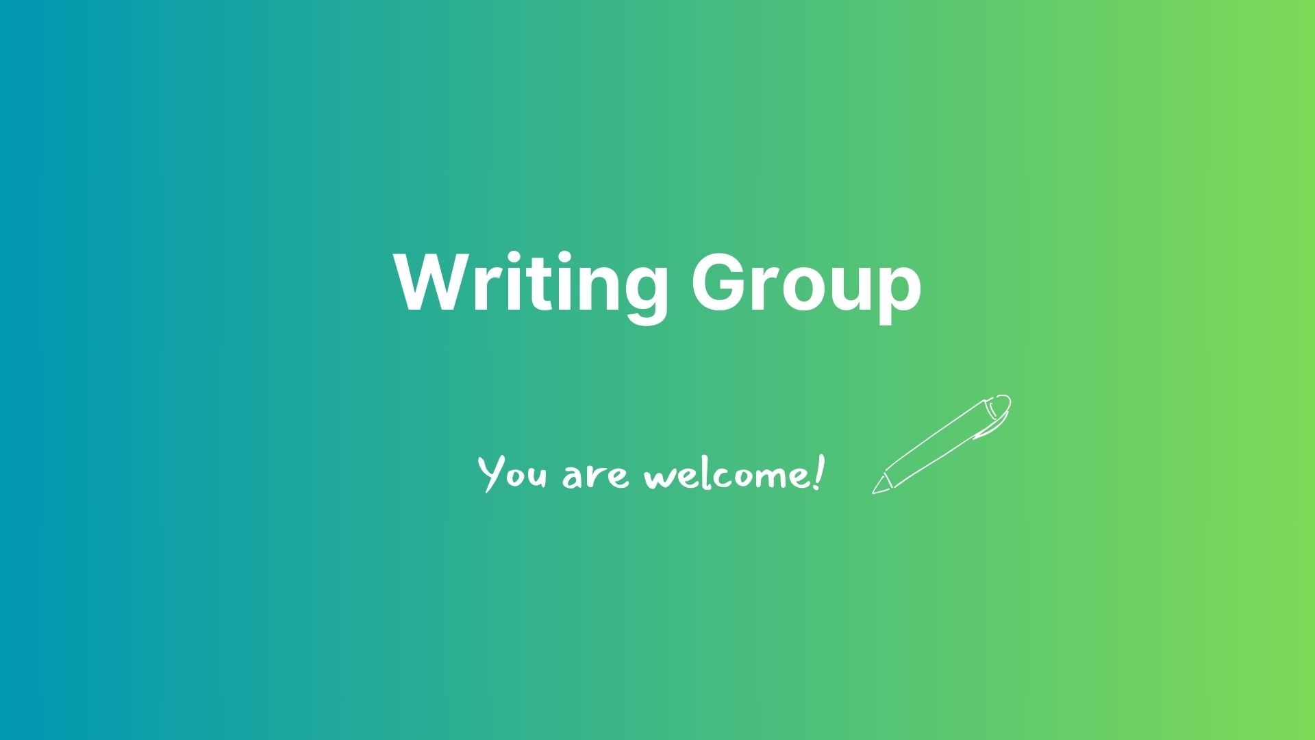 German Writing Group 26. Mai 2024