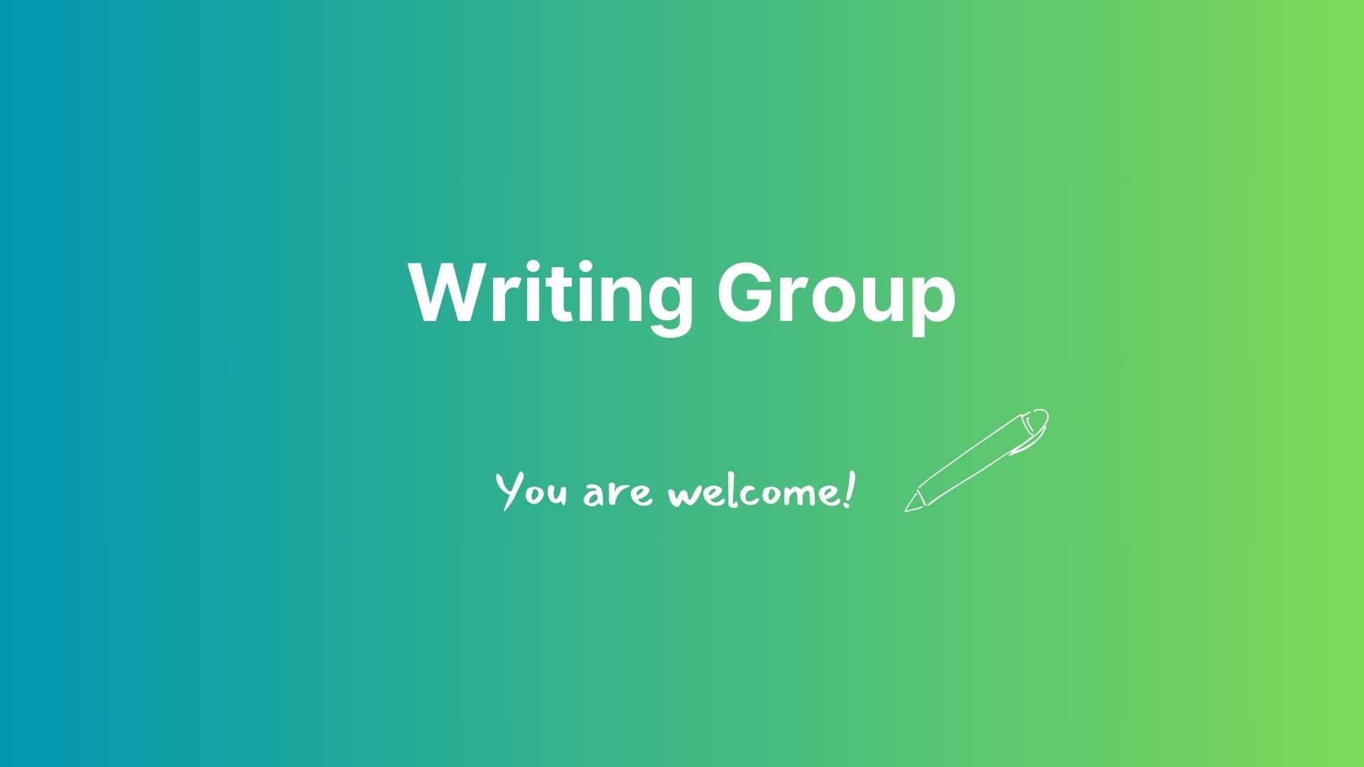 German Writing Group for Memoir Writing
